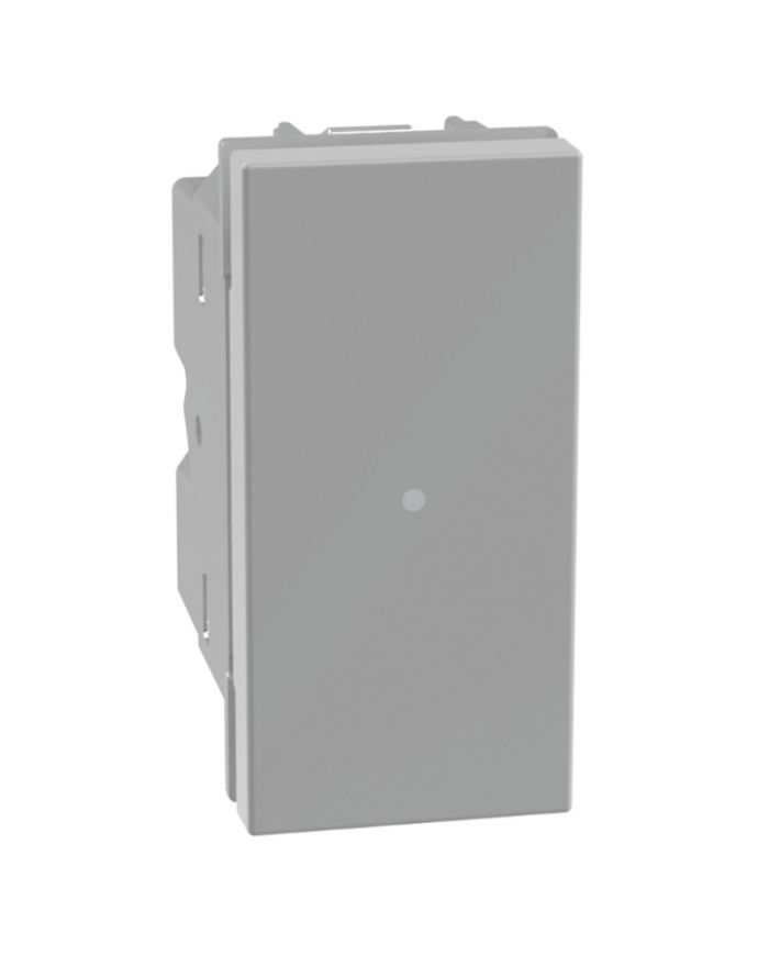 DEVIATORE UNIPOLARE ASSIALE ILLUMINABILE GRIGIO