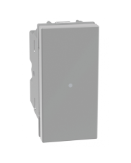 DEVIATORE UNIPOLARE ASSIALE ILLUMINABILE GRIGIO 10A MATIX GO