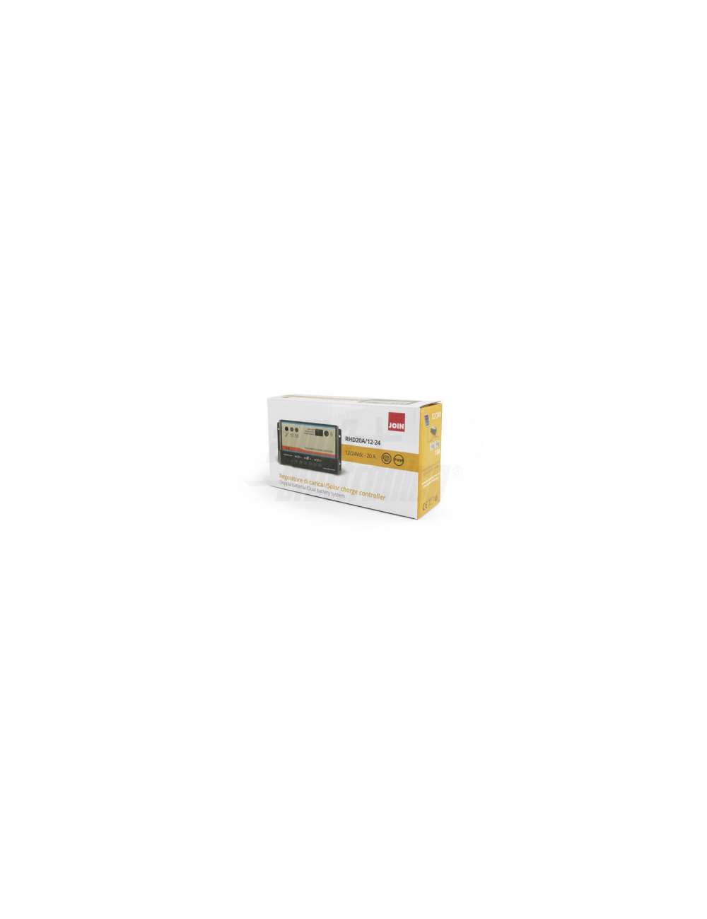 REGOLATORE DI CARICA PER PANNELLO SOLARE 20A 12/24