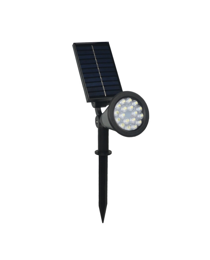 FARETTO SOLARE DA ESTERNO IP65 CON PICCHETTO RGBW