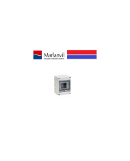 CENTRALINO DA PARETE IP65 GRIGIO 4M CON SPORTELLO