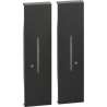 COVER ILLUMINABILE DOPPIO PER COMANDO LUCI WIRELESS K4003DCW 1+1 MODULI NERO