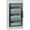 CENTRALINO DA PARETE IN POLISTIRENE ANTIURTO IDROBOARD 36 moduli DIN (3x12)