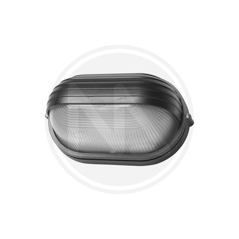 APPLIQUE DA PARETE OVALE MAXI NERO PAPILLON