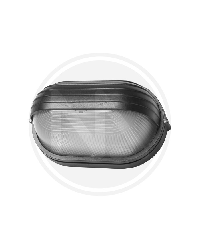 APPLIQUE DA PARETE OVALE MINI NERO PAPILLON