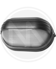 APPLIQUE DA PARETE OVALE MINI NERO PAPILLON