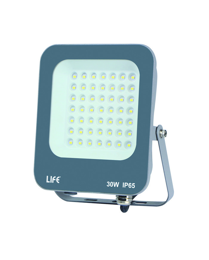 FARO SLIM GRIGIO IP65 LED 30W 4000K LUCE NATURALE