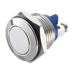 PULSANTE ANTIVANDALO 16MM CON ATTUATORE PIATTO