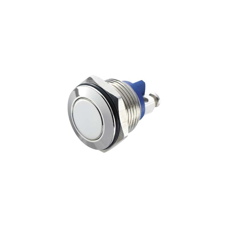 PULSANTE ANTIVANDALO 16MM CON ATTUATORE PIATTO