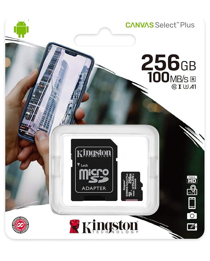 MICRO SD 256GB C10 SDCS2 CANVAS KINGSTON