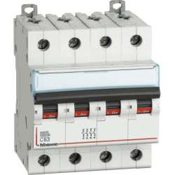 INTERRUTTORE MAGNETOTERMICO MODULARE BTDIN60 4P