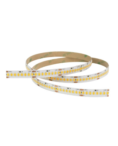STRISCIA LED 24V 14,4W/M 5MT 144LED/M 3000K IP20