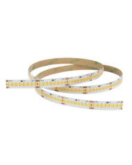 STRISCIA LED 24V 14,4W/M 5MT 144LED/M 3000K IP20 LUCE CALDA