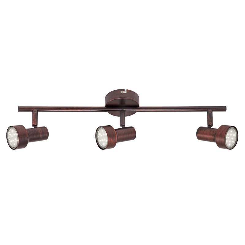 FARETTO SPOT ORIENTABILE 3GU10 9W 750LM