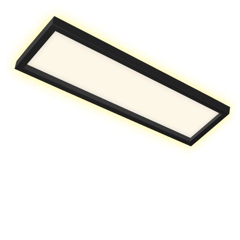 PLAFONIERA LED RETTANGOLARE 58,2CM 3000LM 22W NERO