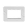 PLACCA COMPACT AUTOPORTANTE 3 POSTI BIANCO GEWISS
