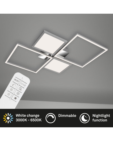 PLAFONIERA LED 40W 4400LM ALLUMINIO