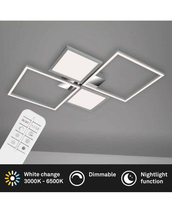 PLAFONIERA LED 40W 4400LM ALLUMINIO