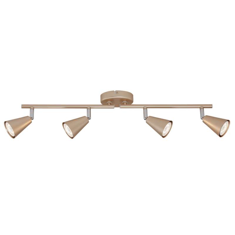 FARETTO SPOT 4GU10 ORIENTABILI ORO BRILONER