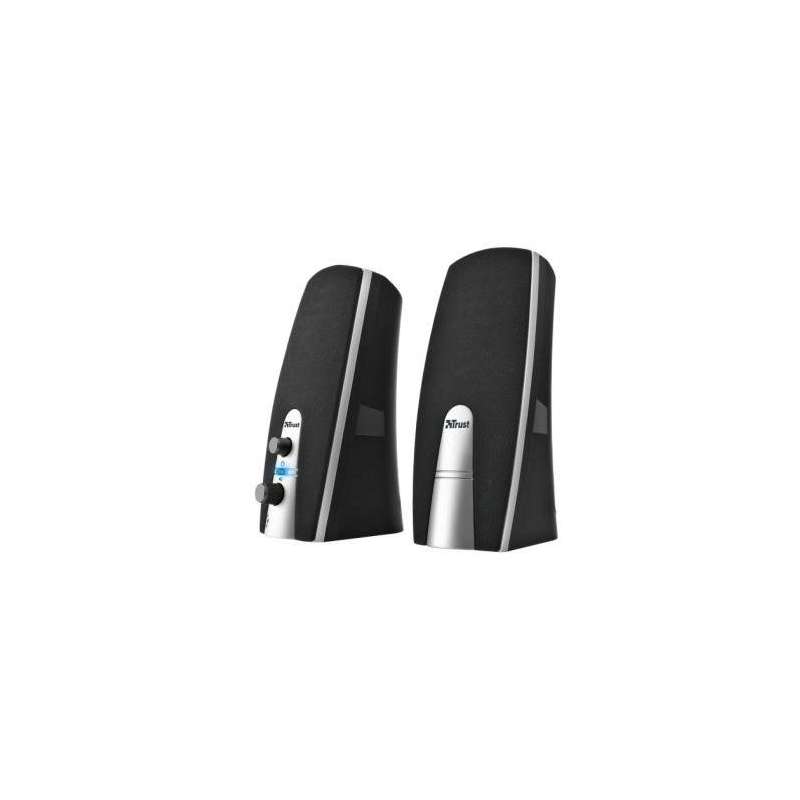 SPEAKER USB PER PC MILA TRUST NERO/GRIGIO