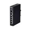 SWITCH INDUSTRIALE (L2) NON GESTIBILE DA 4 PORTE FAST ETHERNET + 1 PORTA UPLINK GIGABIT + 1 porta 1000Base-X SFP