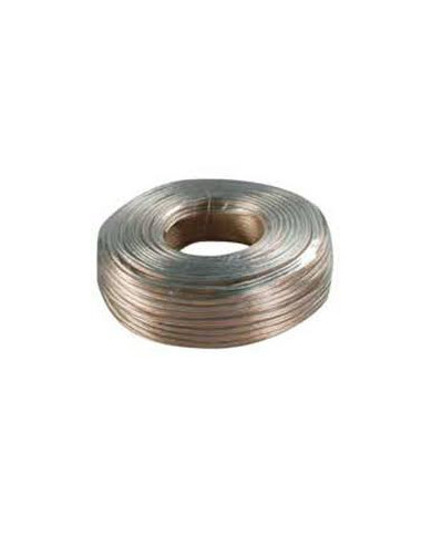 CAVO PIATTINA TRASPARENTE 2X0,50MM PER ALTOPARLANT