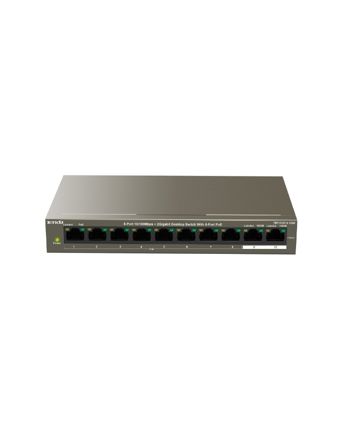 SWITCH DI RETE 8 PORTE POE 10/100 MBPS TENDA