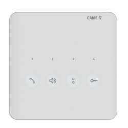 CITOFONO VIVAVOCE PLX-A BIANCO CAME