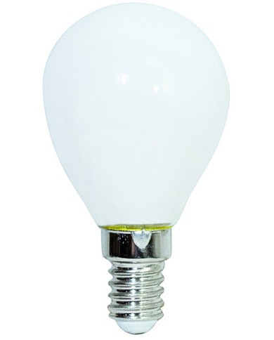 LAMPADA A LED FILAMENTO MINISFERA MILKY E14 4,5W