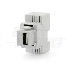 CARICATORE USB-A 15W 1 PORTA 5V 3A DA INCASSO