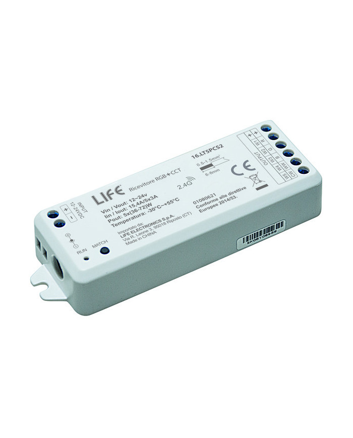 RICEVITORE RGB+CCT BIANCO DINAMICO/DIMMER