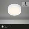 PLAFONIERA LED D.12CM 7W 700LM 4000K CORNICE BIANCA