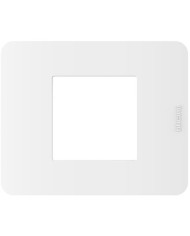 PLACCA MATIX GO 2 MODULI BIANCA IN TECNOPOLIMERO