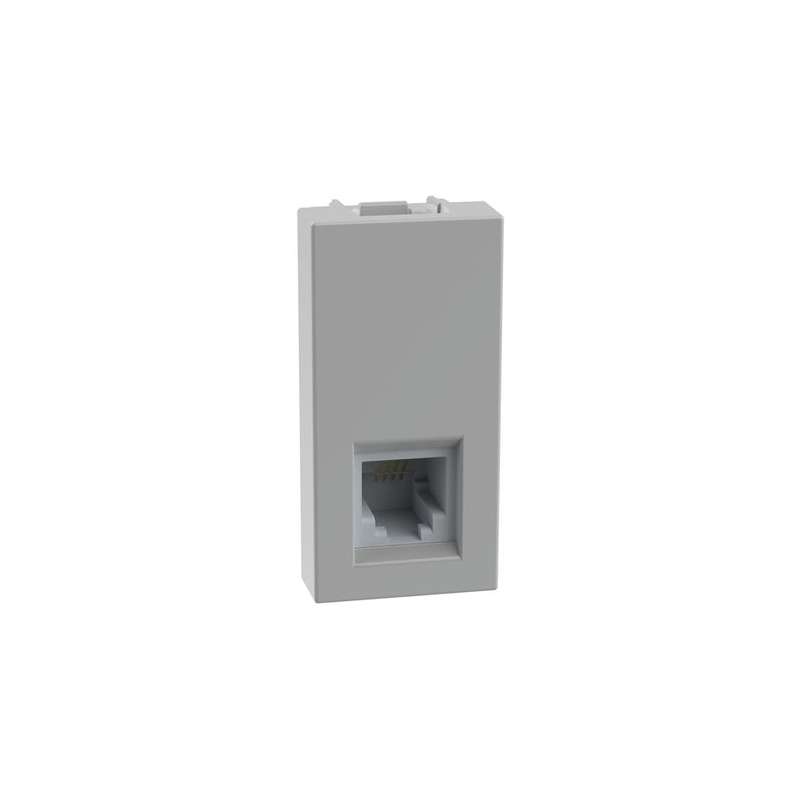 CONNETTORE RJ11 K10 PER CONNESSIONE DATI GRIGIO