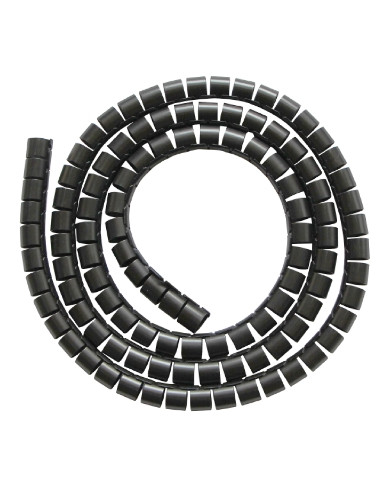 SPIRALE AVVOLGICAVI D.10MM NERO 2MT
