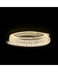 STRISCIA LED 50MT. 220V 8W/MT. 120LED/MT. 4000K°