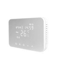CRONOTERMOSTATO DIGITALE TERMOSTATO SMART WIFI SOFT TOUCH 230V BIANCO