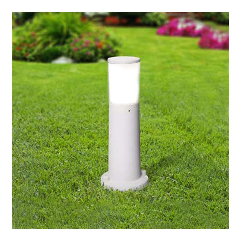 PALETTO DA GIARDINO BIANCO OPALE 40CM 1E27