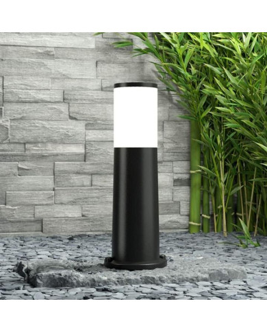 PALETTO DA GIARDINO NERO 40CM 1E27 CCT