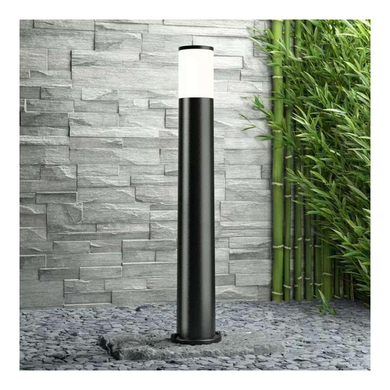 PALETTO DA GIARDINO NERO 80CM 1E27 CCT