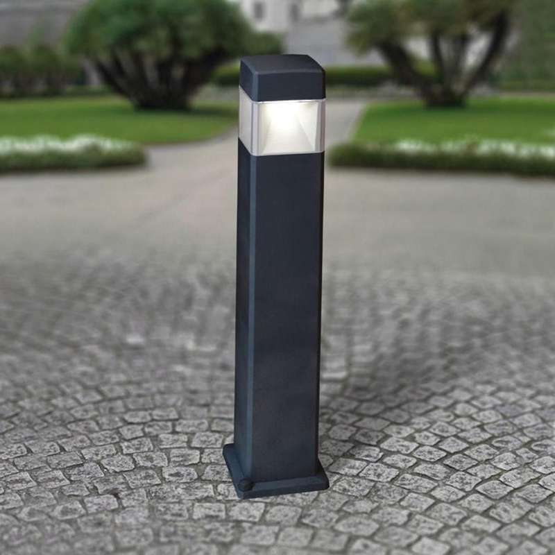 PALETTO DA GIARDINO NERO 80CM 1GX53 IP55