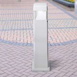 PALETTO DA GIARDINO BIANCO 80CM 1GX53 3W IP55