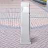 PALETTO DA GIARDINO BIANCO 80CM 1GX53 3W IP55