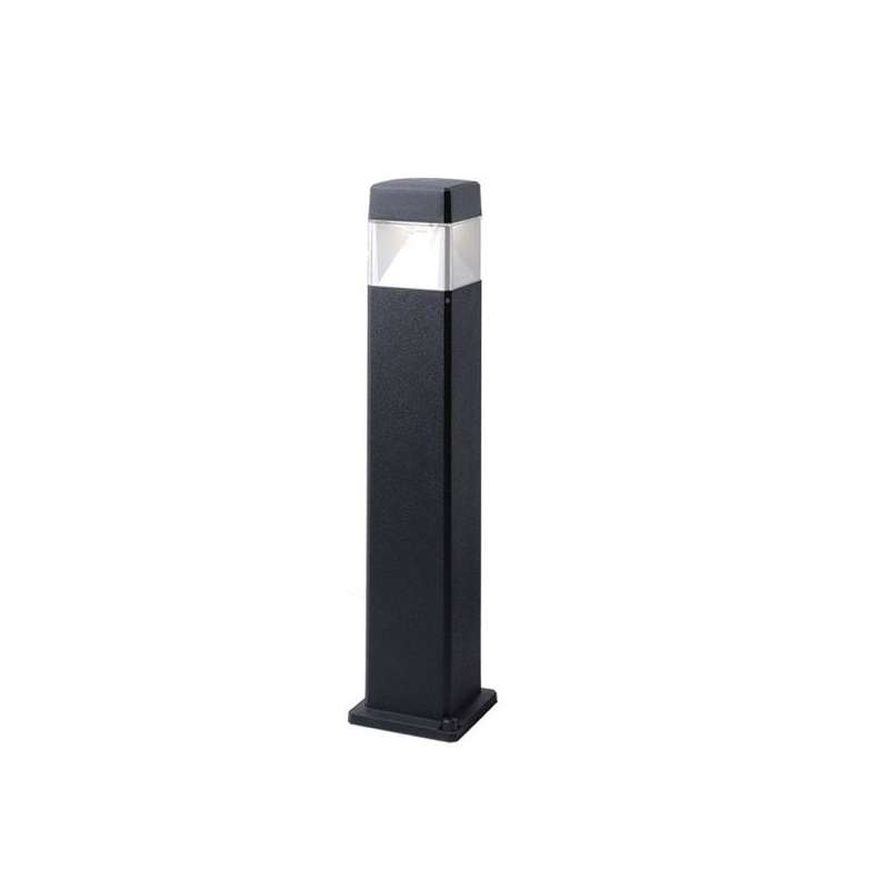 PALETTO DA GIARDINO NERO 80CM 1GX53 7W 4000K
