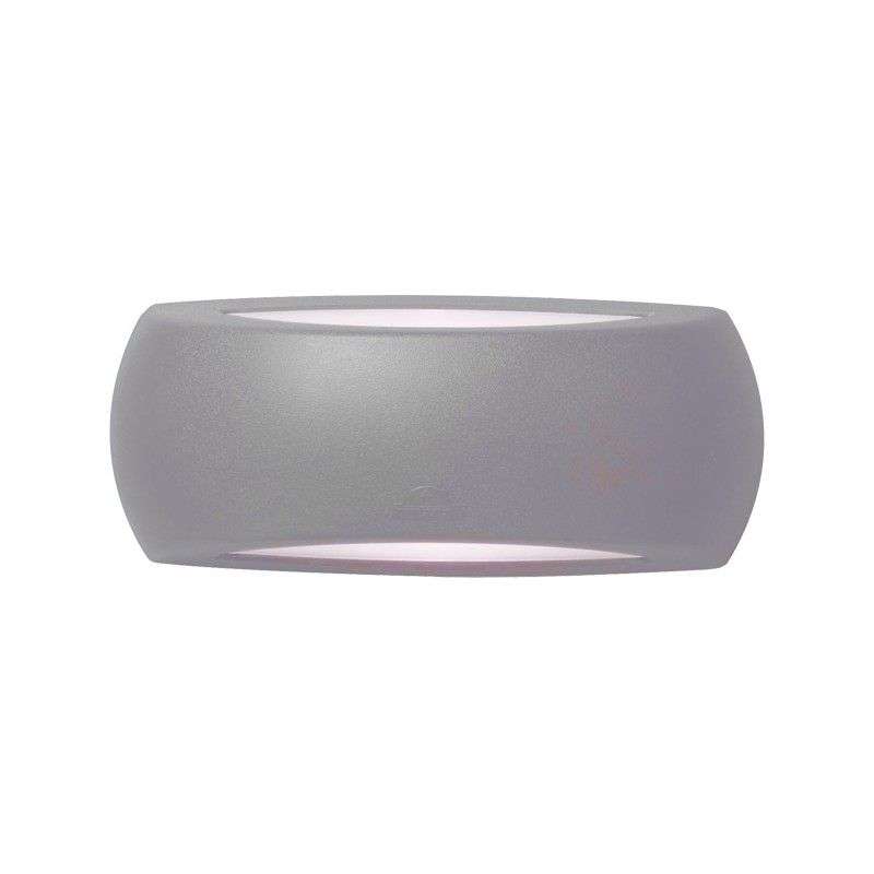 APPLIQUE DA ESTERNO 1E27 GRIGIO OPALE IP66
