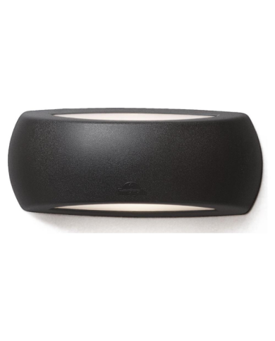 APPLIQUE DA ESTERNO 1E27 NERO OPALE IP66