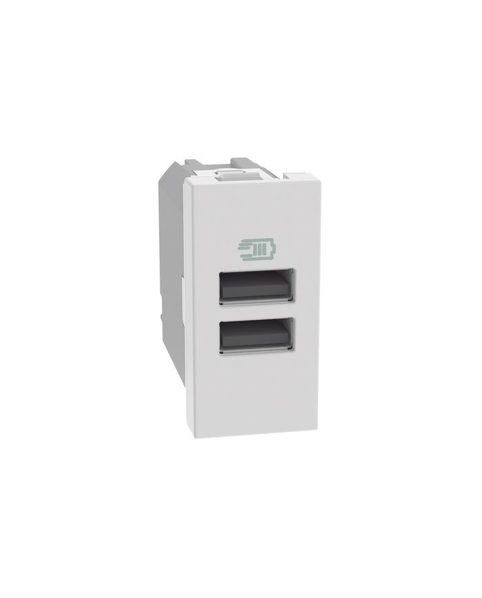 CONNETTORE USB SERIE MATIX CON 2 PORTE TIPO A 15W