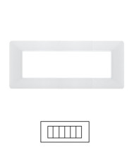 PLACCA 6P BIANCA MATIX COMPATIBILE