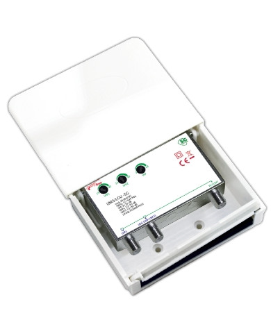 AMPLIFICATORE DA PALO 3 INGRESSI REGOLABILI 1 OUT