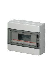 CENTRALINO DA PARETE CON SPORTELLO 12 MODULI PARETI LISCE IP65